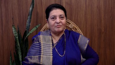 राजनीतिक दलले जनताकोबीचमा गएर सुझाव लिन ढिलाई गर्नुहुँदैन:पूर्वराष्ट्रपति भण्डारी