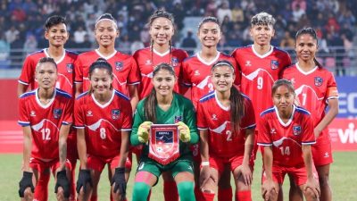 नेपाली महिला राष्ट्रिय फुटबल टोली इन्डोनेसिया प्रस्थान