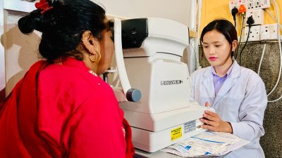 निःशुल्क आँखा जाँच शिविरबाट २०७ जना लाभान्वित