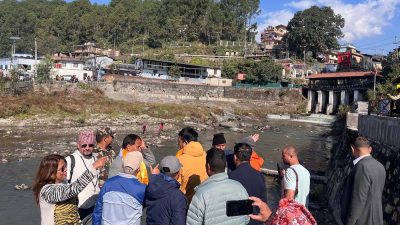 वाग्मती करिडोलाई  सुन्दर बनाउन ढल व्यवस्थापनमा जोड