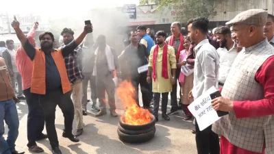 मधेशमा आन्दोलन उग्र बन्दै,कांग्रेससहित ७ दलका सांसद सडकमा