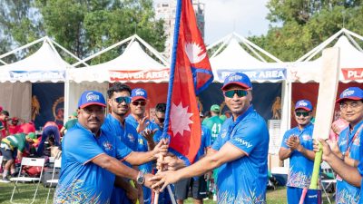 शरदको अन्तर्राष्ट्रिय क्रिकेटबाट सन्न्यास,‘गार्ड अफ अनर’बाट सम्मानित