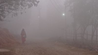 दिउँसैसम्म हुस्सु–कुहिरो लाग्न थालेपछि चिसो ह्वात्तै बढ्यो