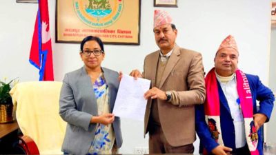 रेनु दाहालले उपप्रमुखलाई बुझाइन् राजीनामा