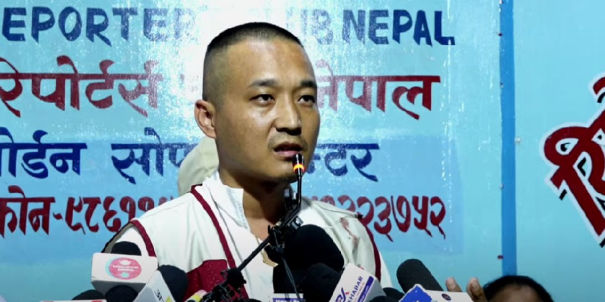 गोरखा-१ बाट उम्मेदवारी दिने सुदन गुरुङको घोषणा