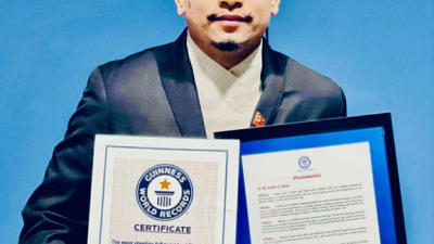 गिनिज वल्र्ड रेकर्ड धारक सुनारलाई खेल विज्ञानमा मानार्थ विद्यावारिधि