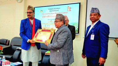 ‘नेपाल सुनचाँदी व्यवसायी संघ’लाई योगदानको उच्च कदर