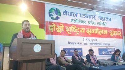 भावी सरकारमा पनि ‘मिडिया’कर्मीको प्रतिनिधित्व हुनुपर्छः सञ्चारमन्त्री