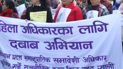 समानुपातिक बन्दसूचीमा ‘मनपरी’, सडकमा महिलाहरूको खबरदारी