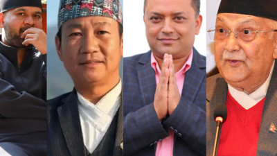 चुनावअघि नै प्रधानमन्त्रीको दौड, चार अनुहार मैदानमा