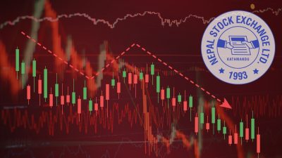 नेप्से परोसूचक २६ अङ्कले घट्यो