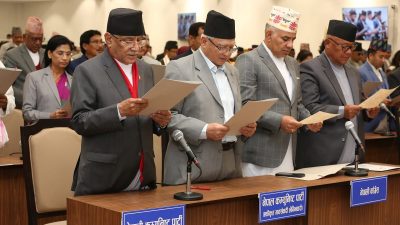 संसदमा ‘सिट प्लान’ एउटै बेन्चमा कांग्रेस, एमाले र नेकपा