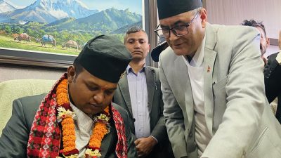 दक्ष जनशक्ति सिर्जना गर्ने योजना गर्ने नवनियुक्त श्रममन्त्री साहको निर्णय