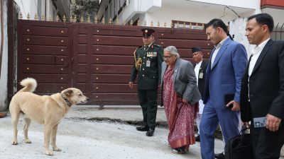 निवर्तमान प्रधानमन्त्री कार्की निवास फिर्ता