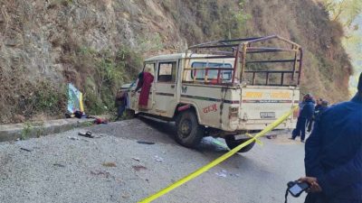 डोटीमा बोलेरो दुर्घटनाहुँदा दुई जनाको मृत्यु