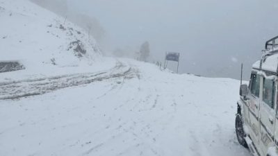 ढोरपाटनमा भारी हिमपात