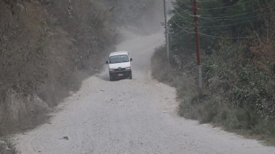 म्याग्दीको रणवाङ–दरवाङ खण्डको सडक अलपत्