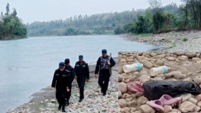 दुई छोराछोरीसहित आमा सम्पर्कविहीन