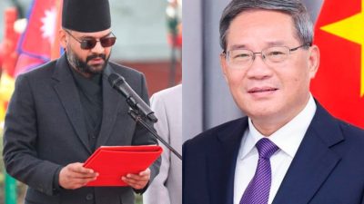 चिनियाँ प्रधानमन्त्रीद्वारा प्रधानमन्त्री शाहलाई बधाई, द्विपक्षीय सहकार्य सुदृढ गर्ने प्रतिबद्धता