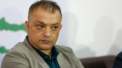 कांग्रेस सभापति थापाद्वारा राजीनामा