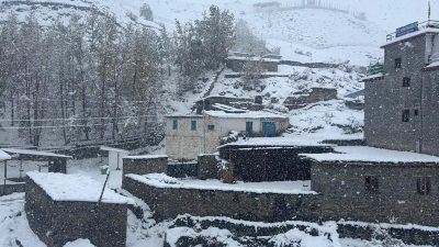 मुक्तिक्षेत्रमा भारी हिमपात