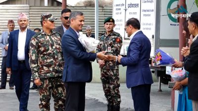 सेवा प्रवाहका लागि जिल्ला प्रशासन कार्यालय काठमाडौँको नवीनतम मोडेल उत्कृष्ट छः गृहमन्त्री अर्याल