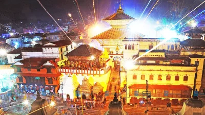 पाहाँचह्रे पर्वका अवसरमा पशुपति क्षेत्रको वत्सलेश्वरीमा मूलभट्टको पूजा