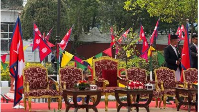 शीतल निवासमा नवनियुक्त प्रधानमन्त्रीसहित मन्त्रीको शपथको तयारी