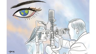 तनहुँका एक हजार ५०० जनाको निःशुल्क आँखा जाँच