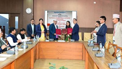 भारत–नेपाल सहयोगः सामुदायिक विकासका सात परियोजना कार्यान्वयनको सम्झौता