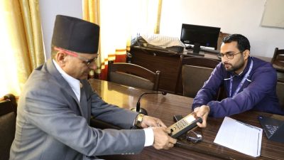 सांसदहरूको बायोमेट्रिक विवरण सङ्कलन