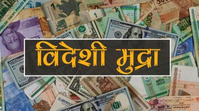 यस्तो छ आजका लागि विदेशी मुद्राको विनिमयदर