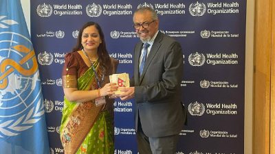 ‘विश्व स्वास्थ्य सङ्गठन सधैँ नेपालसँग सहकार्य र सहयोगका लागि प्रतिबद्ध’