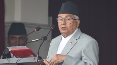 राष्ट्रपति पौडेलबाट गणतन्त्र दिवस विशेष समारोहलाई सम्बोधन