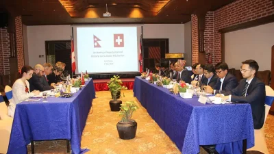 नेपाल–स्विट्जरल्याण्ड द्विपक्षीय परामर्श संयन्त्रको पाँचौँ बैठक सम्पन्न