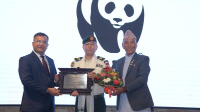 सेनालाई विश्व वन्यजन्तु कोषको सम्मान