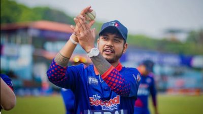 क्रिकेटः लेगस्पिनर लामिछानेको नयाँ कीर्तिमान