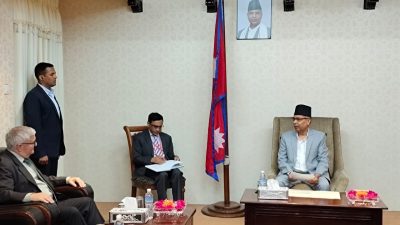 उपराष्ट्रपति यादवसँग इजरायली राजदूतको शिष्टाचार भेटवार्ता