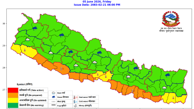 पश्चिमी प्रणाली सक्रिय, वर्षासँगै तराईमा तापक्रम बढ्ने
