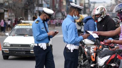 ट्राफिक कारबाहीमा एकैदिन २० लाख ८४ हजार राजस्व सङ्कलन