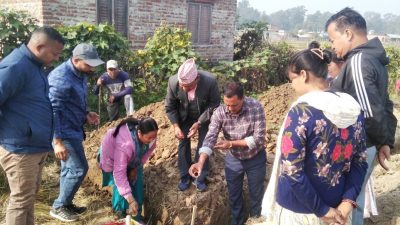 विपन्न बस्तीमा सुरक्षित पक्की घर बन्न थालेपछि