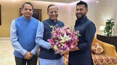 सभापति लामिछाने र भाजपा अध्यक्ष नबिनबीच भेटवार्ता हुँदै