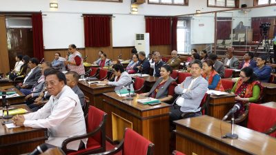 राष्ट्रियसभा बैठक आधा घण्टाका लागि स्थगन