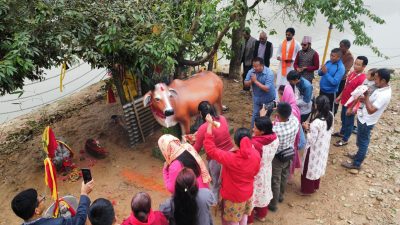 कालीगण्डकी किनारलाई धार्मिक–पर्यटकीय गन्तव्यका रुपमा विकास गर्न पदमार्ग निर्माण