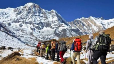 अन्नपूर्ण क्षेत्रमा एक सय ६९ देशका पर्यटकले गरे भ्रमण