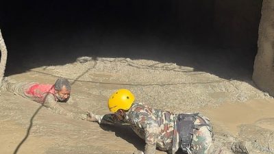 सुरुङमा फसेका मजदुरको उद्धारमा डेडिकेटेड हेलिकप्टर परिचालन