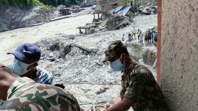 भोटेकोशी बाढीः रसुवामा १३३ शव सङ्कलन